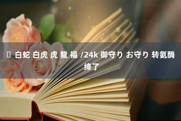 ✨白蛇 白虎 虎 龍 福 /24k 御守り お守り 转氨酶 绛了